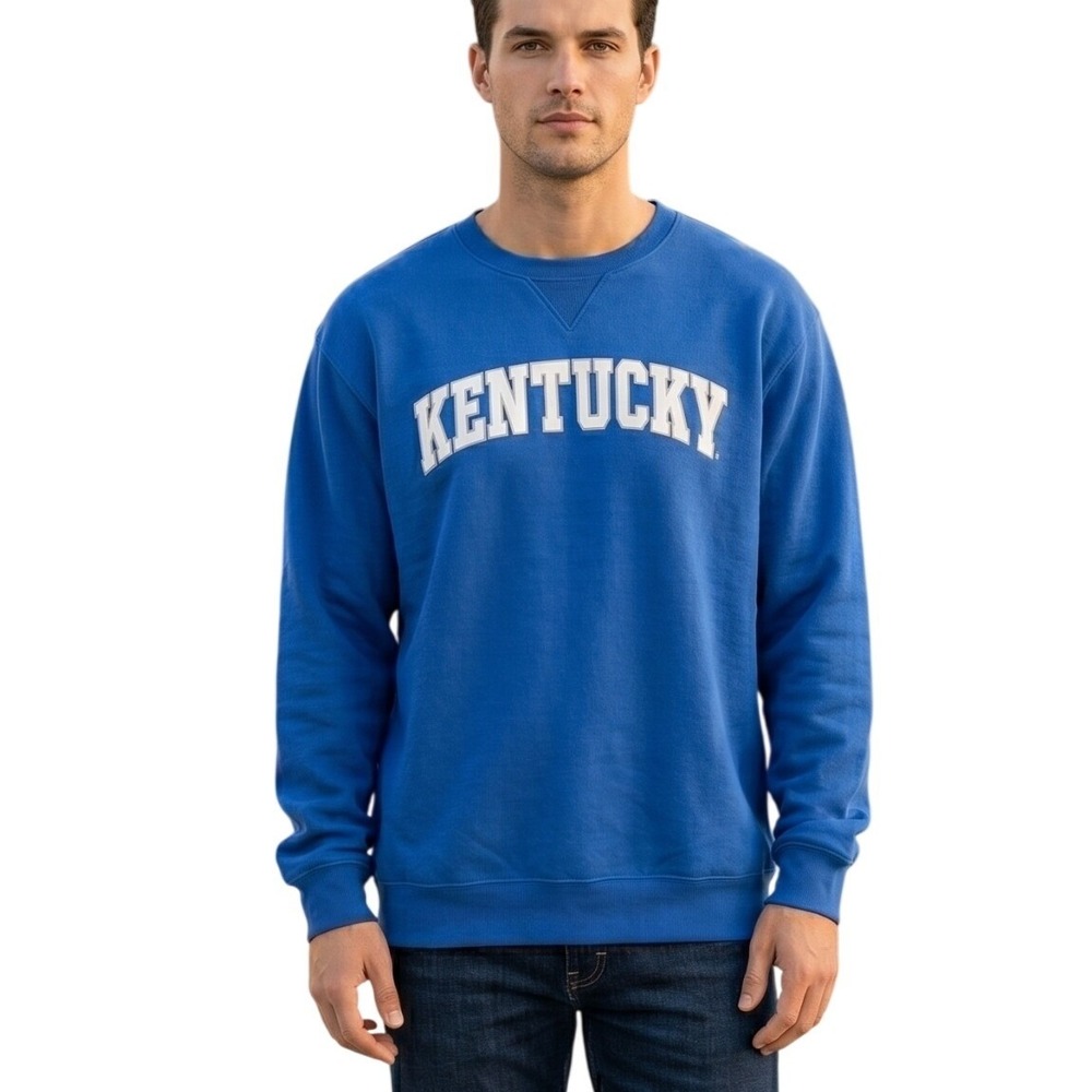 Top of the World Kentucky Wildcats Crewneck Sweatshirt Blue Large NCAA Gameday